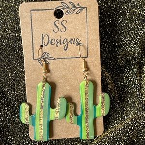 Polymer clay earrings